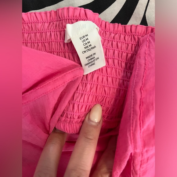 HM puff tube dress Pink Size M - Picture 3 of 5